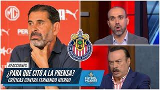 CHIVAS Hierro RESPALDA a Paunovic y a los jugadores tras la goleada ante el América | Futbol Picante