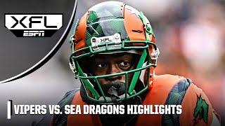 Vegas Vipers vs. Seattle Sea Dragons | XFL on ESPN | Full Game Highlights