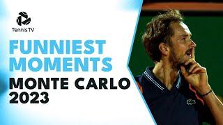 Ball Kids Falling, Left-Handed Tennis & Usain Bolt Joining In | Monte Carlo 2023 Funniest Moments