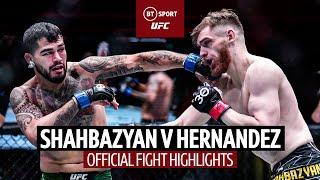 Fourth straight W for Anthony Hernandez! Anthony Hernandez v Edmen Shahbazyan | UFC Fight Highlights