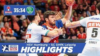 HSV Hamburg SC DHfK Leipzig 35:34 | Handball-Bundesliga Highlights