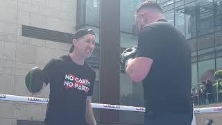 NO CARTY NO PARTY! - THOMAS CARTY DESTROYS THE PADS AHEAD OF JAY McFARLANE FIGHT IN DUBLIN