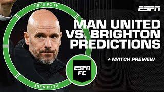 The ESPN FC panel’s predictions are split for Manchester United vs. Brighton