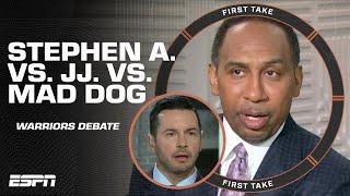 Stephen A. vs. JJ Redick vs. Mad Dog DEBATE  Is Bob Myers getting too much credit? | First Take
