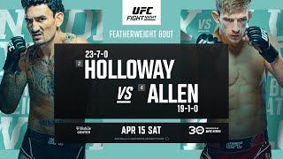 UFC Kansas City: Holloway vs Allen - April 15 | Fight Promo