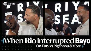 When Rio Ferdinand Interrupted Bayo Akinfenwa  "You Take Skill, I Take Strength!"  #FuryNgannou