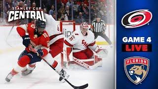 Florida Panthers vs. Carolina Hurricanes | Live Action | Game 4 | Stanley Cup Playoffs