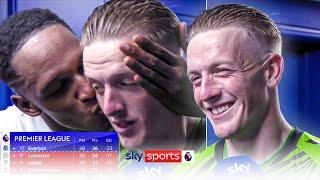 Jordan Pickford reacts to Everton survival | 'I'm knackered'