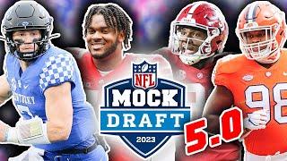 The Official 2023 NFL First Round Mock Draft! 5.0 With Trades! (Post NFL Combine/Pre-Draft) || TPS