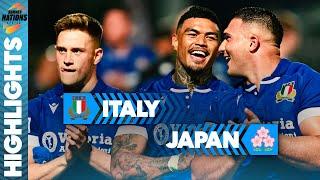 Italy 42-21 Japan | Ioane's Incredible Hat-Trick! | Summer Nations Series Highlights