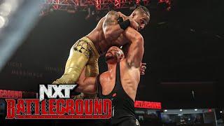 Carmelo Hayes gets speared by Bron Breakker in midair: NXT Battleground 2023 highlights