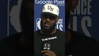 LeBron had this to say after being swept by the Nuggets  #shorts