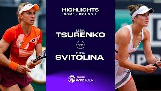 Lesia Tsurenko vs. Elina Svitolina | 2023 Rome Round 1 | WTA Match Highlights