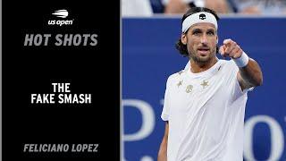 Feliciano Lopez's JAW-DROPPING Trick Shot