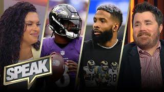 Does Odell Beckham Jr. signing with Ravens put added pressure on Lamar Jackson? | NFL | SPEAK