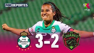 Santos 3-2 FC Juárez | HIGHLIGHTS | Jornada 13 | Liga MX Femenil