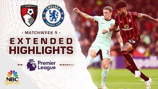 Bournemouth v. Chelsea | PREMIER LEAGUE HIGHLIGHTS | 9/17/2023 | NBC Sports