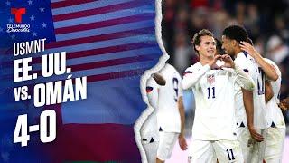 Highlights & Goals | Estados Unidos vs. Omán 4-0 | USMNT | Telemundo Deportes