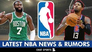 NBA Rumors: Jaylen Brown To The Golden State Warriors? Paul George Trade + Stephen Curry Wins Award