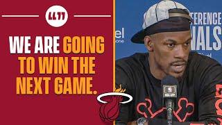 Jimmy Butler is NOT WORRIED About the Heat Losing Two Straight Games to Celtics | CBS Sports