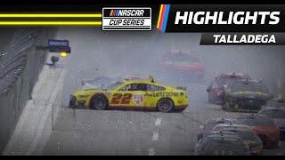 Joey Logano, Corey LaJoie wreck in the closing laps at Talladega | NASCAR