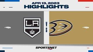 NHL Highlights | Kings vs. Ducks - April 13, 2023