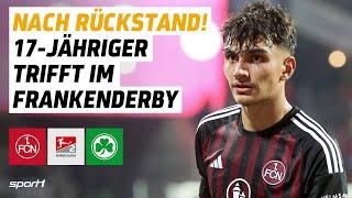 1. FC Nürnberg - SpVgg Greuther Fürth | 2. Bundesliga Tore und Highlights 6. Spieltag