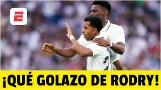 Golazo de Rodrygo. Goleada del Real Madrid ante el Almería 4-1