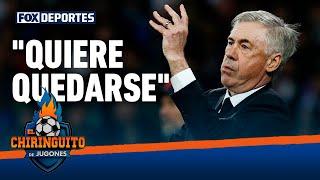 "Ancelotti se ha aislado, pero quiere quedarse en Real Madrid": El Chiringuito