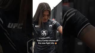 Tracy Cortez shows off the new fight kits