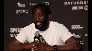 Terence Crawford Press Conference at UFC Apex in Las Vegas | Spence vs Crawford