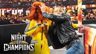 Zoey Stark takes out Becky Lynch to set up Trish Stratus: WWE Night of Champions Highlights