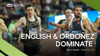 English  and Ordoñez  victorious in the men's 800m | World Indoor Tour 2023