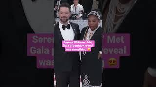 At last night’s Met Gala, Serena Williams announced that she is expecting her second child #shorts