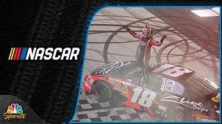 Kyle Busch completes Bristol sweep in 2010 | NASCAR 75th Anniversary Moments | Motorsports on NBC