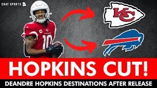 Top 5 DeAndre Hopkins Destinations After Being CUT By The Arizona Cardinals | NFL Free Agency News