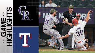 Rockies vs. Rangers Game Highlights (5/20/23) | MLB Highlights