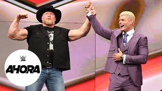 Brock Lesnar en RAW tras los sucedido con Cody Rhodes: WWE Ahora, Abril 17, 2023