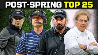 College Football Post-Spring Top 25: Georgia stays at the top | CBS Sports