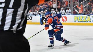 DRAISAITL has goal #1 for the Oilers!