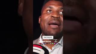 Francis Ngannou talks switching from MMA to boxing!