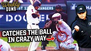 Pitcher throws the most awkward first strikeout ever | Weekly Dumb