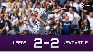 Leeds Utd v Newcastle (2-2) | Ayling Inspires Whites To Critical Point | Premier League Highlights
