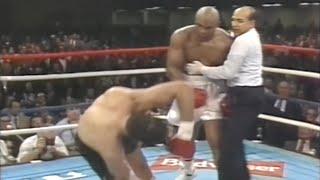 WOW!  GEORGE FOREMAN LANDED A SHARP LEFT UPPERCUT THAT KNOCKED GERRY COONEY OUT ON HIS FEET