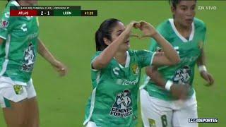 Gol de Barrientos | Atlas 2-1 León | Fecha 17 | Clausura 2023 | Liga MX Femenil