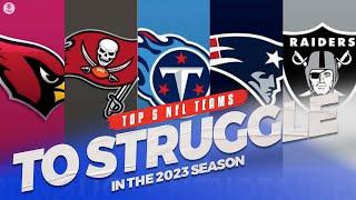 Top 5 NFL Teams To Struggle In 2023 | CBS Sports