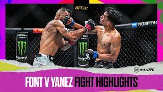 WHAT. A. SHOT!  Rob Font causes UFC upset with huge KO over Adrian Yanez | #UFC287 fight highlights