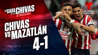 Highlights & Goals | Chivas vs. Mazatlán 4-1 | Telemundo Deportes