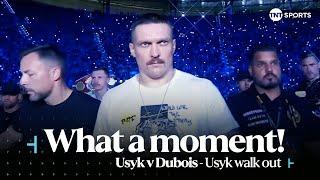 EPIC ‍ Unreal scenes For Oleksandr Usyk As He Makes His Ring Walk!  #UsykDubois