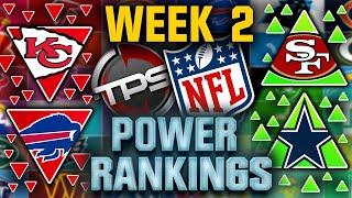 The Official NFL Week 2 Power Rankings 2023 – We Have A New #1!!! || TPS